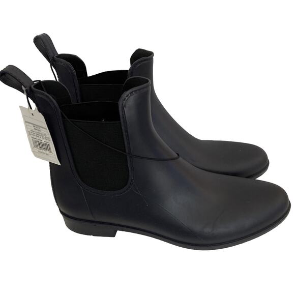 A New Day Navy blue chelsea rain boots size 11, “ Alex” Style NWT - Picture 3 of 6